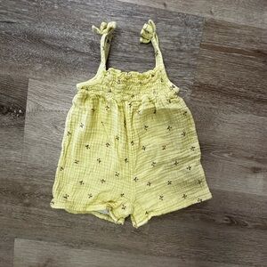 Yellow Kids One Piece Bodysuit